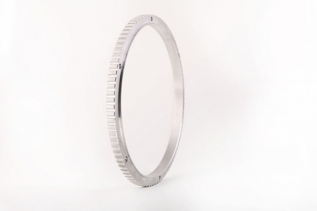 POLEA DENTADA, tallado en aluminio